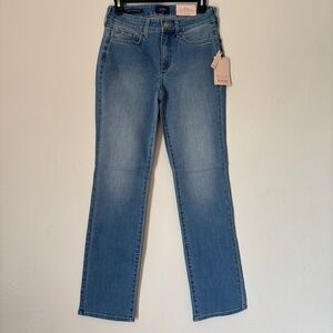 NYDJ Women’s Marilyn Straight Clean Brookes Jeans, Size 6